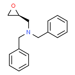 ChemSpider 2D Image | N,N-Dibenzyl-1-[(2S)-2-oxiranyl]methanamine | C17H19NO
