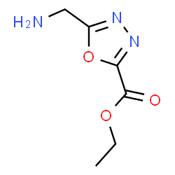 ChemSpider 2D Image | Ethyl 5-(aminomethyl)-1,3,4-oxadiazole-2-carboxylate | C6H9N3O3
