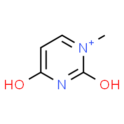ChemSpider 2D Image | 2,4-Dihydroxy-1-methylpyrimidin-1-ium | C5H7N2O2