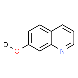 ChemSpider 2D Image | 7-Quinolin(~2~H)ol | C9H6DNO