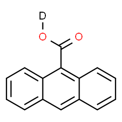 ChemSpider 2D Image | 9-Anthracene(~2~H)carboxylic acid | C15H9DO2