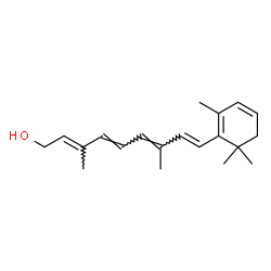 ChemSpider 2D Image | 3,4-Didehydroretinol | C20H28O