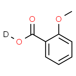 ChemSpider 2D Image | 2-Methoxy(O-~2~H)benzoic acid | C8H7DO3