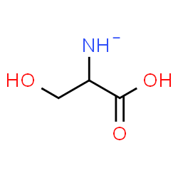 ChemSpider 2D Image | (1-Carboxy-2-hydroxyethyl)azanide | C3H6NO3
