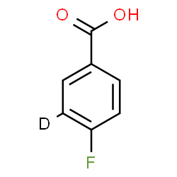 ChemSpider 2D Image | 4-Fluoro(3-~2~H)benzoic acid | C7H4DFO2