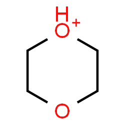 ChemSpider 2D Image | 1,4-Dioxan-1-ium | C4H9O2