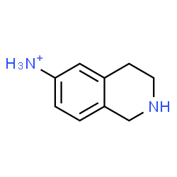 ChemSpider 2D Image | 1,2,3,4-Tetrahydro-6-isoquinolinaminium | C9H13N2