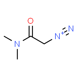 ChemSpider 2D Image | 2-(Dimethylamino)-2-oxoethanediazonium | C4H8N3O