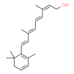 ChemSpider 2D Image | (13cis)-3,4-Didehydroretinol | C20H28O