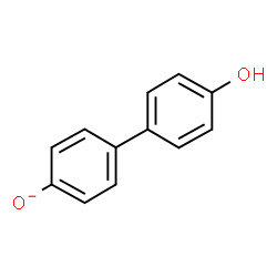 ChemSpider 2D Image | 4'-Hydroxy-4-biphenylolate | C12H9O2
