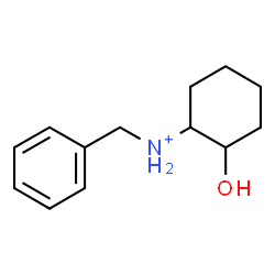 ChemSpider 2D Image | N-Benzyl-2-hydroxycyclohexanaminium | C13H20NO