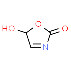 ChemSpider 2D Image | 5-Hydroxy-1,3-oxazol-2(5H)-one | C3H3NO3