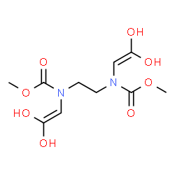 ChemSpider 2D Image | Dimethyl 1,2-ethanediylbis[(2,2-dihydroxyvinyl)carbamate] | C10H16N2O8