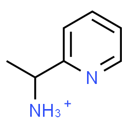 ChemSpider 2D Image | 1-(2-Pyridinyl)ethanaminium | C7H11N2