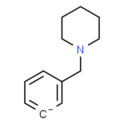 ChemSpider 2D Image | (1-Piperidinylmethyl)benzenide | C12H16N