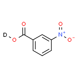 ChemSpider 2D Image | 3-Nitro(~2~H)benzoic acid | C7H4DNO4
