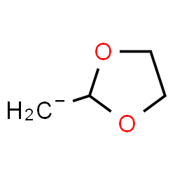 ChemSpider 2D Image | 1,3-Dioxolan-2-ylmethanide | C4H7O2