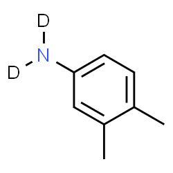ChemSpider 2D Image | 3,4-Dimethyl(~2~H_2_)aniline | C8H9D2N
