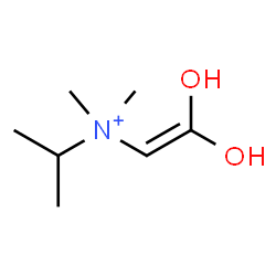ChemSpider 2D Image | N-(2,2-Dihydroxyvinyl)-N,N-dimethyl-2-propanaminium | C7H16NO2