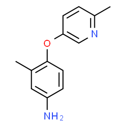 ChemSpider 2D Image | 3-methyl-4-(6-methylpyridin-3-yloxy)aniline | C13H14N2O