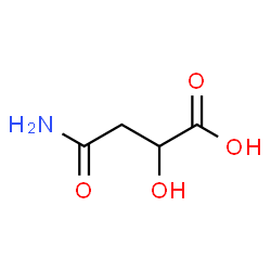 ChemSpider 2D Image | 4-Amino-2-hydroxy-4-oxobutanoic acid | C4H7NO4