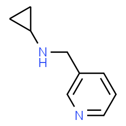 ChemSpider 2D Image | Cyclopropyl-pyridin-3-ylmethyl-amine | C9H12N2