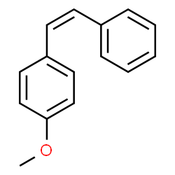 ChemSpider 2D Image | 1-Methoxy-4-[(Z)-2-phenylvinyl]benzene | C15H14O