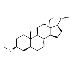 ChemSpider 2D Image | (3beta,5alpha,20R)-N,N-Dimethyl-18,20-epoxypregnan-3-amine | C23H39NO
