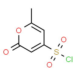 ChemSpider 2D Image | 6-Methyl-2-oxo-2H-pyran-4-sulfonyl chloride | C6H5ClO4S