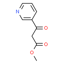 ChemSpider 2D Image | Methyl nicotinoylacetate | C9H9NO3
