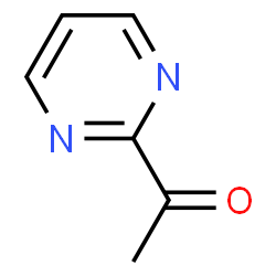 ChemSpider 2D Image | 1-(2-Pyrimidinyl)ethanone | C6H6N2O