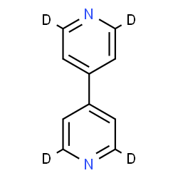 ChemSpider 2D Image | (2,2',6,6'-~2~H_4_)-4,4'-Bipyridine | C10H4D4N2