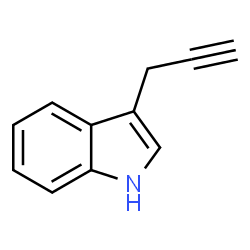 ChemSpider 2D Image | 3-(2-Propyn-1-yl)-1H-indole | C11H9N