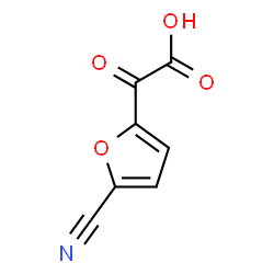 ChemSpider 2D Image | (5-Cyano-2-furyl)(oxo)acetic acid | C7H3NO4