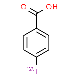 ChemSpider 2D Image | 4-(~125~I)Iodobenzoic acid | C7H5125IO2