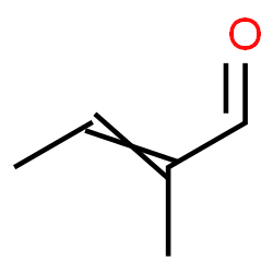 ChemSpider 2D Image | 2-Methyl-2-butenal | C5H8O