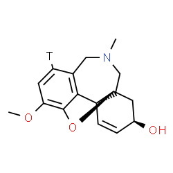 ChemSpider 2D Image | (8-~3~H)Galanthamine | C17H20TNO3