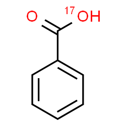 ChemSpider 2D Image | (O-~17~O)Benzoic acid | C7H6O17O